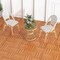 Costway 18/36 PCS Interlocking Deck Tiles Anti-slip Floor Tiles for Poolside All Weather Brown